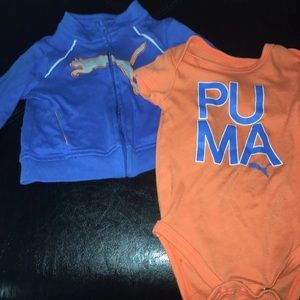 Puma coat and onesie